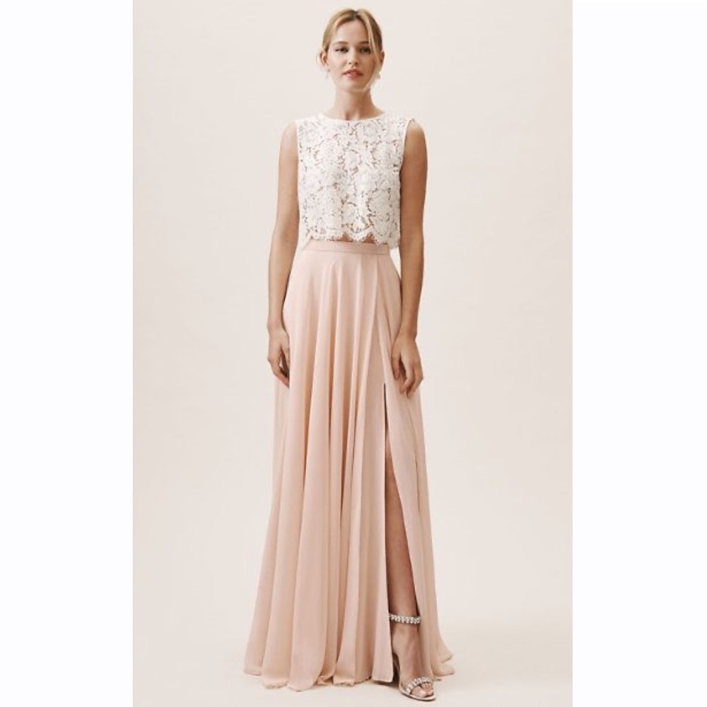 BHLDN Chateau Chiffon Maxi Skirt - Picture 10 of 11